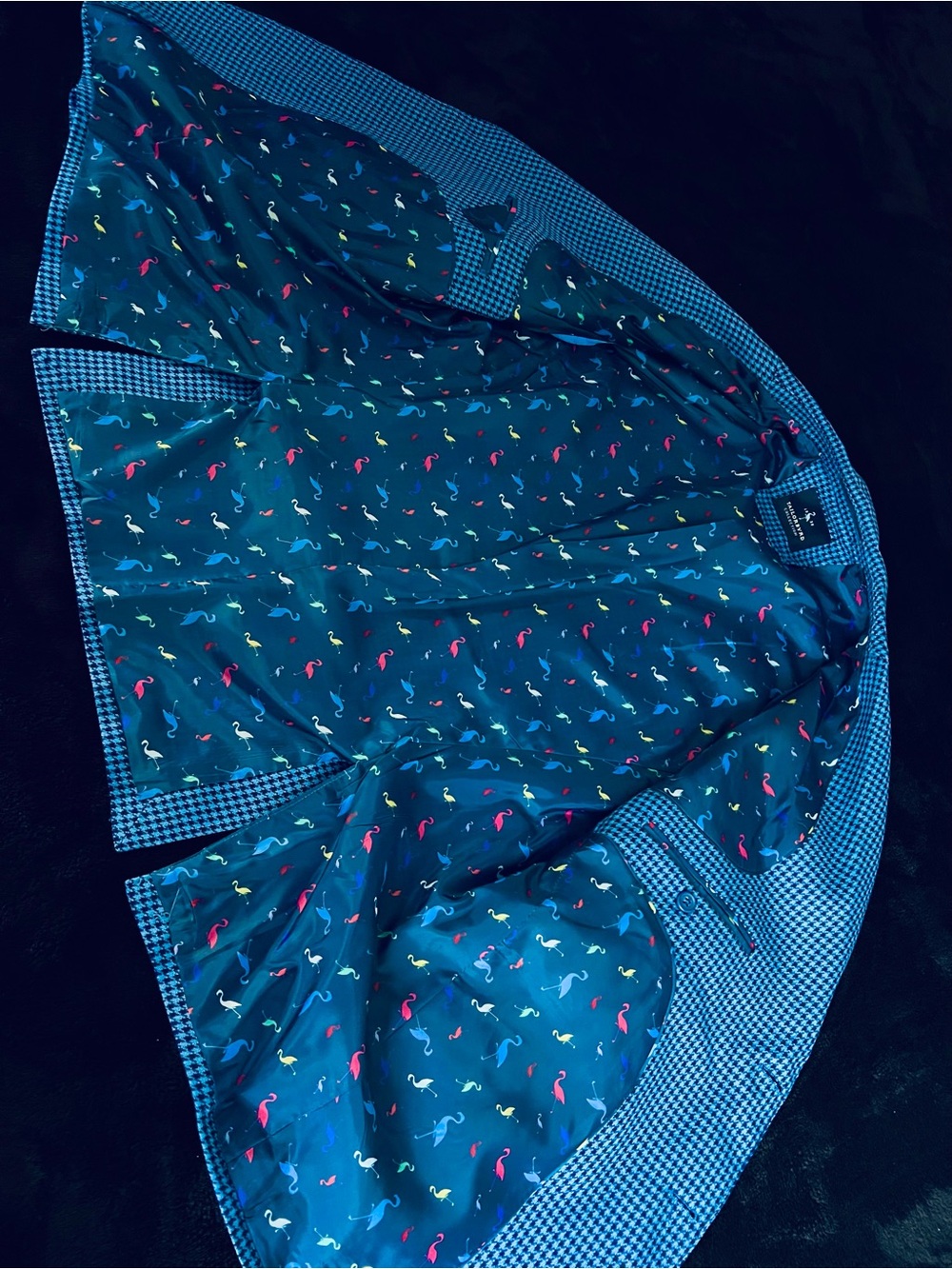 TailorByrd Blue Houndstooth Sport Coat - Picture 4 of 11